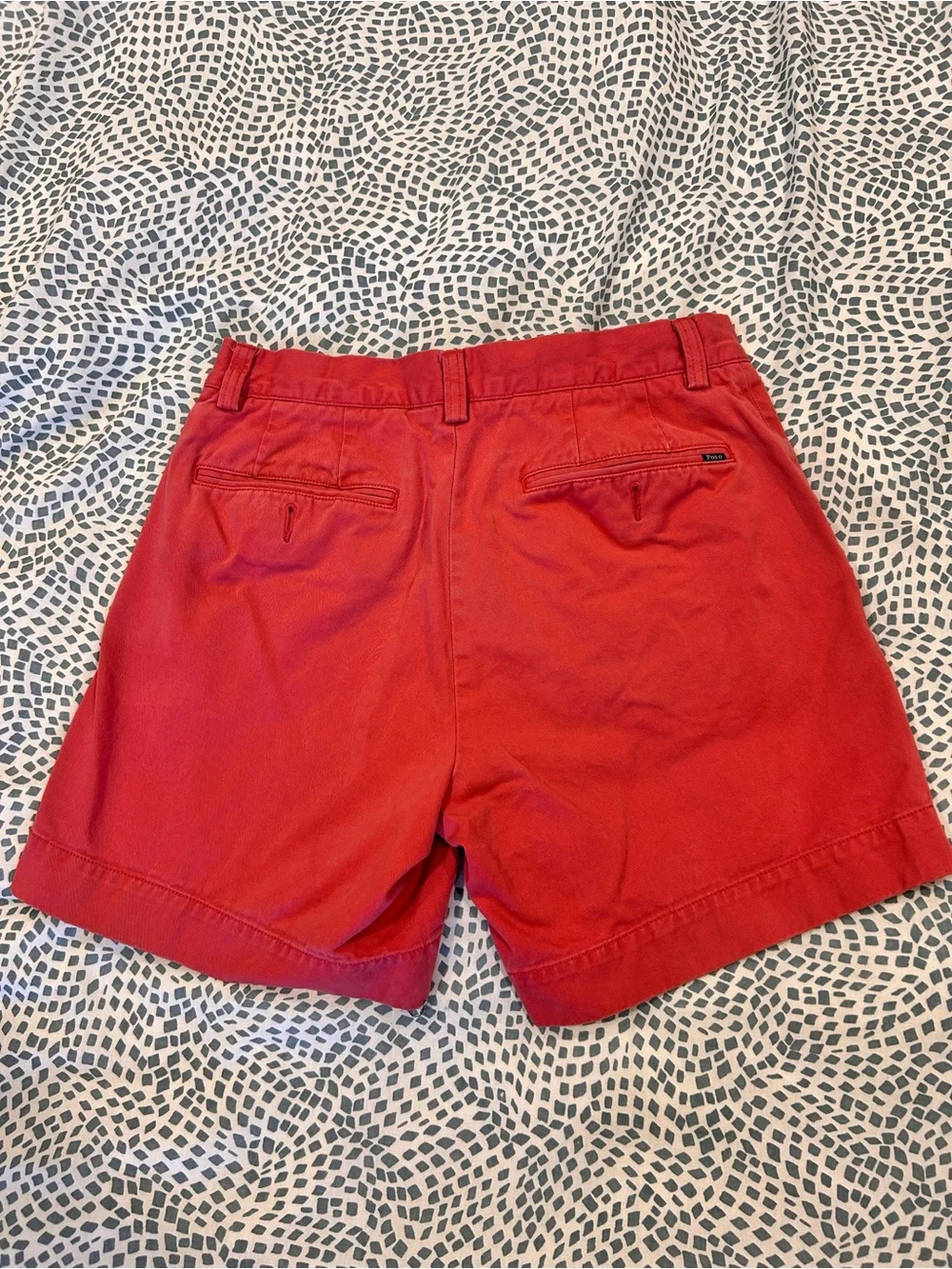 Polo by Ralph Lauren Men's Red Athletic Shorts